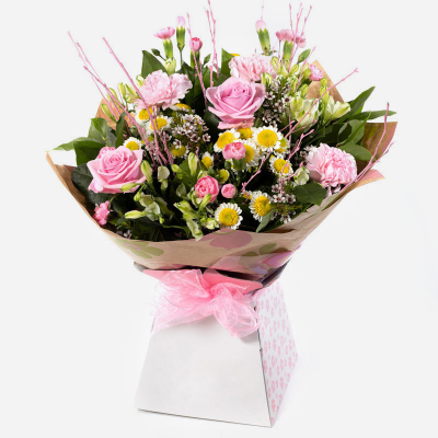Nature's Choice - Show your love in the best possible way with this gorgeous hand-tied bouquet featuring a fabulous selection of flowers