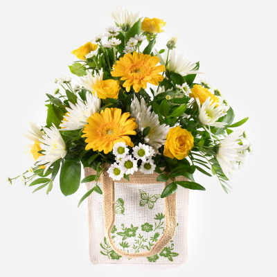 Lemon Drops
 - This little bag filled with flowers is the perfect way to send your message.